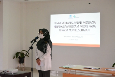 SUMPAH MENJAGA KERAHASIAAN REKAM MEDIS PADA TENAGA NON KESEHATAN